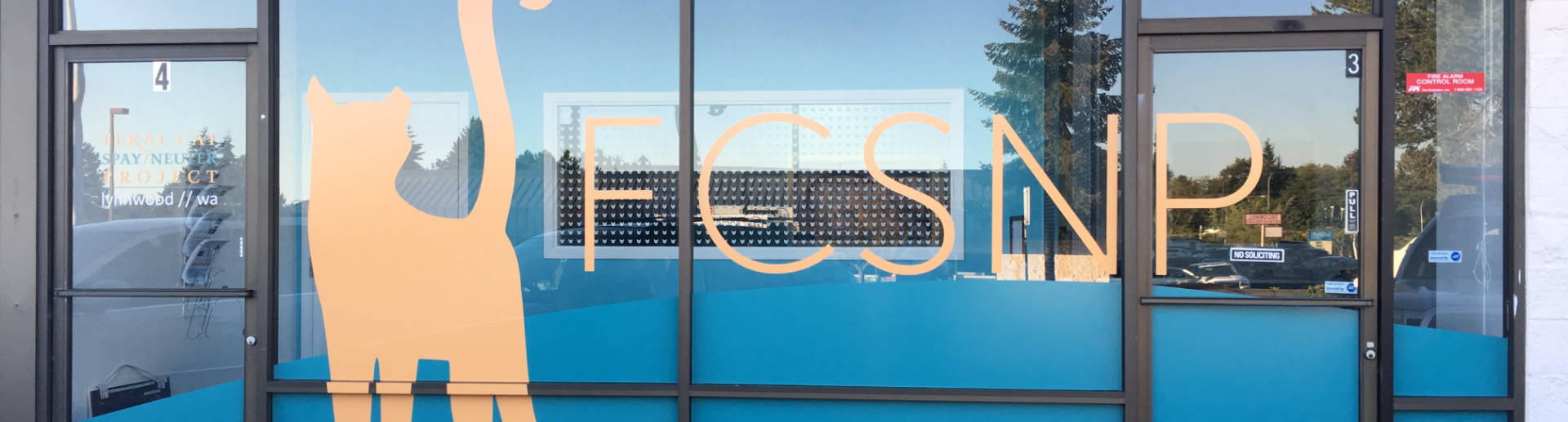 Feral Cat Spay and Neuter Window Graphics